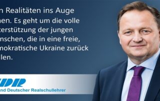 Den Realitäten ins Auge sehen