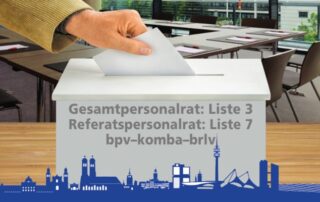 Personalratswahlen in München bis 15. Juli