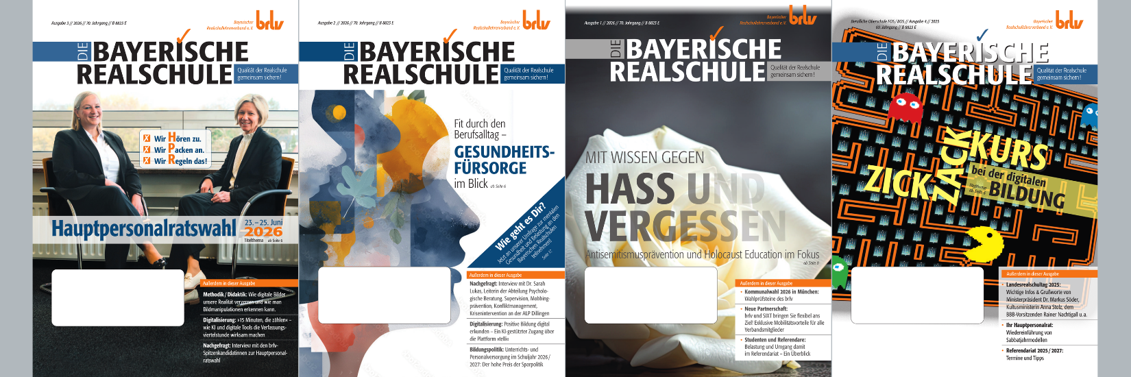 Banner brlv Verbandsmagazin Die Bayerische Realschule